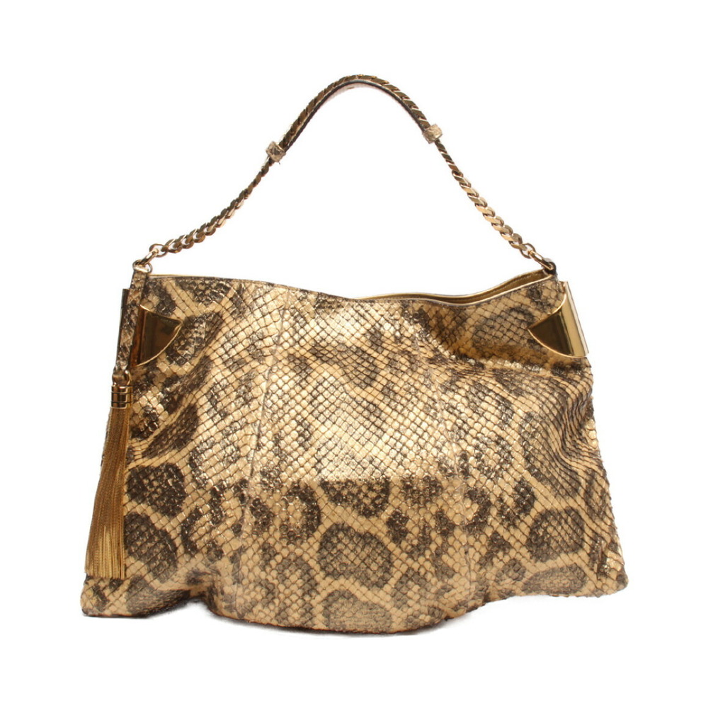 Gucci Bag Python Tote Pattern Chain Shoulder - Picture 2 of 8